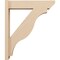 Ekena Millwork 5 1/2-in W x 22-in D x 26-in H Funston Slat Rough Cedar Woodgrain TimberThane Outlooker, Primed Tan OUTUR055X22X26FST24RCPR - alternate 6